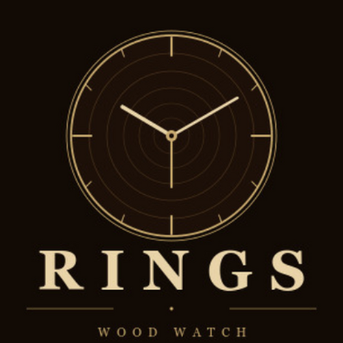 波 — Nami | 天然木×ブルーメタル クロノグラフ腕時計 | RINGS WOOD WATCH